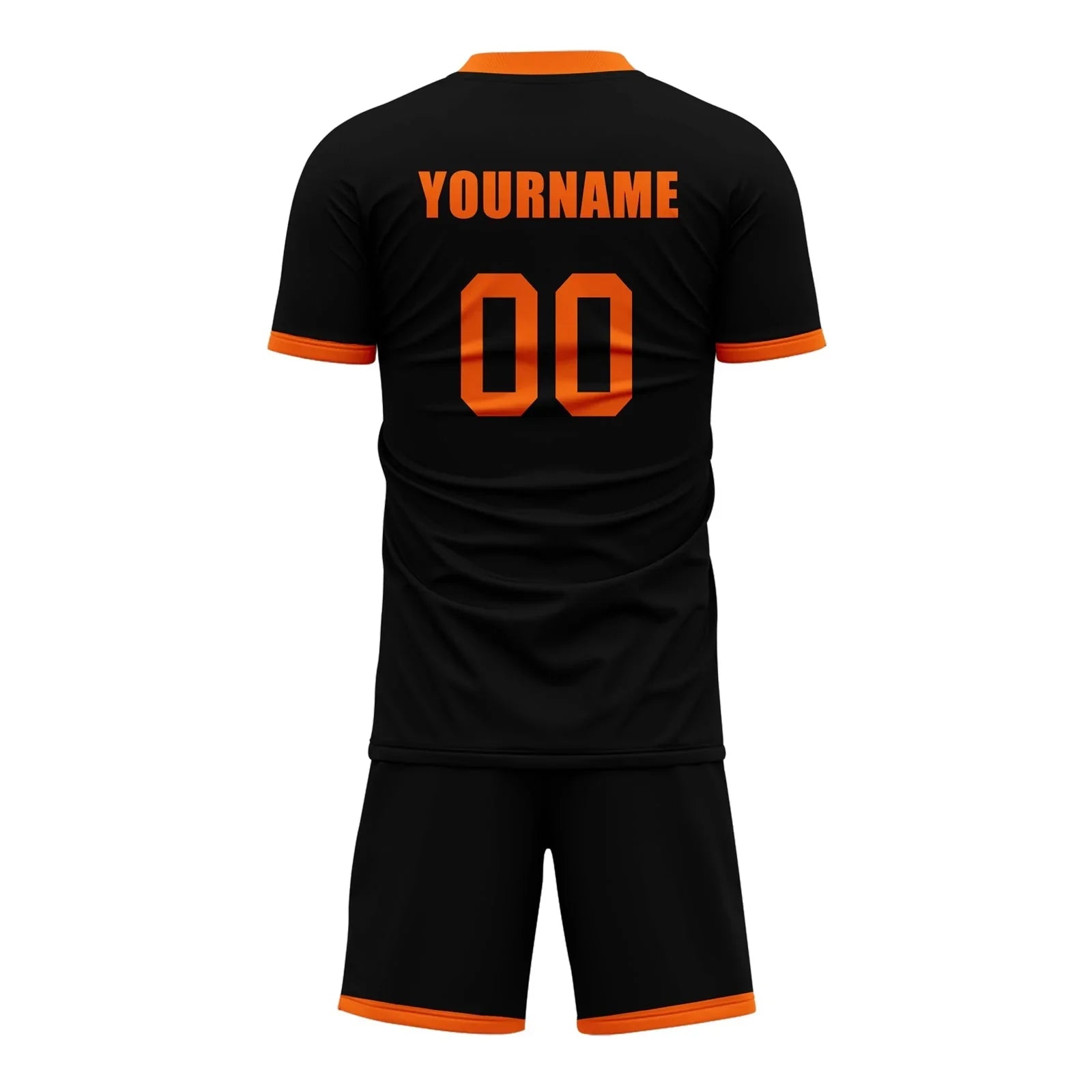 Custom Black Yellow Soccer Sets Jersey Personalized SCJ101-D020131-3 - Coolcustomize