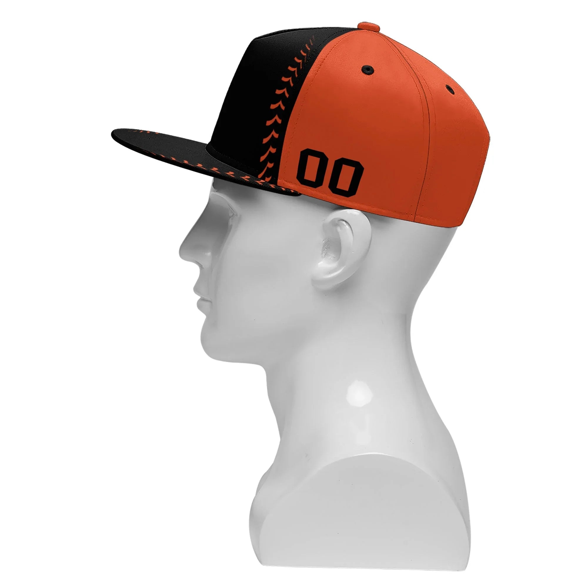 Custom Sport Design Hat Stitched Adjustable Snapback Personalized Baseball Cap PR067B-bd0b00d9-b0 - Coolcustomize