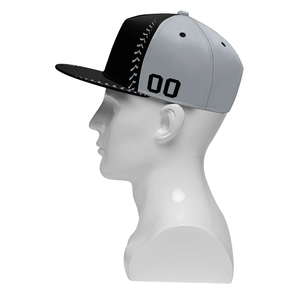 Custom Sport Design Hat Stitched Adjustable Snapback Personalized Baseball Cap PR067B-bd0b00d9-d - Coolcustomize