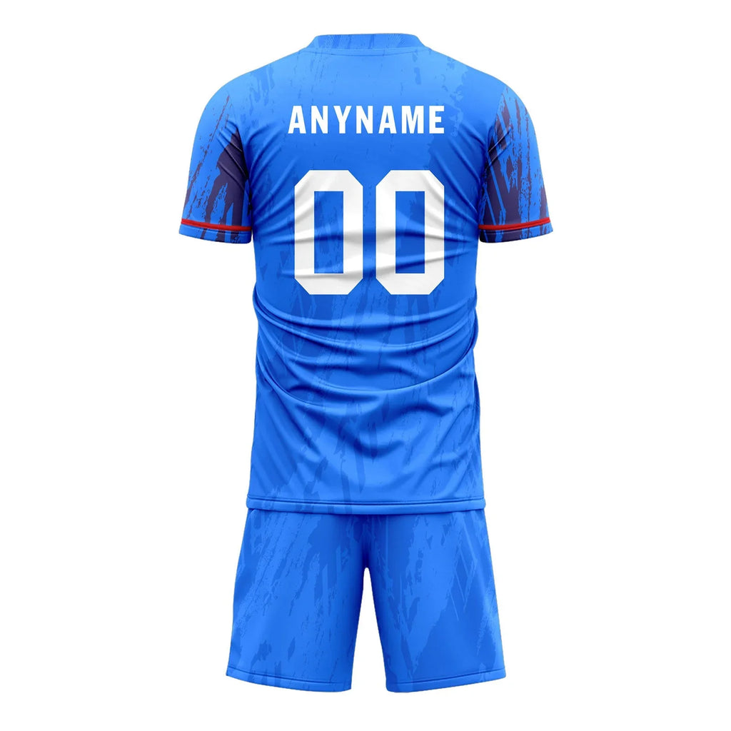 Custom Blue Soccer Sets Jersey Personalized SCJ101-D28019 - Coolcustomize