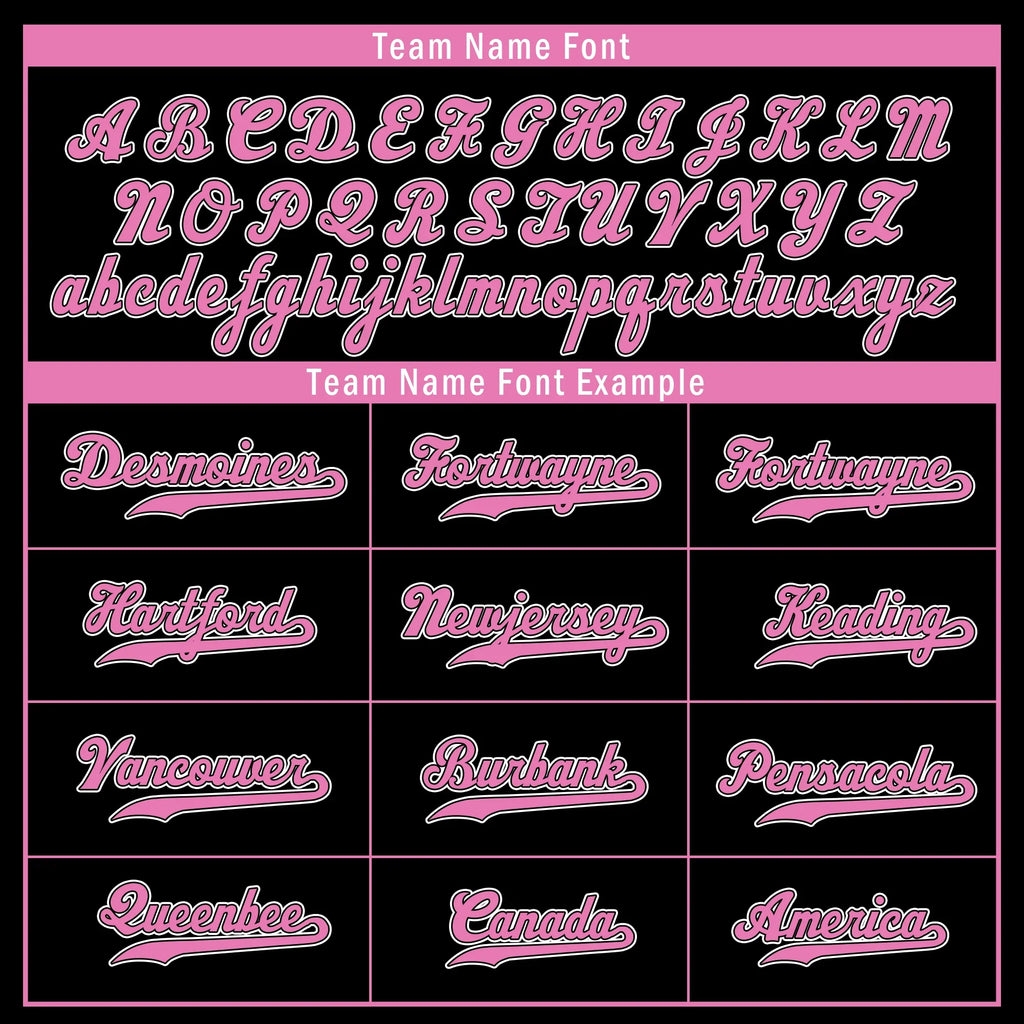 Custom Black Pink Stripe Fashion Personalized Authentic Baseball Jersey BSBJ01-D017226 - Coolcustomize