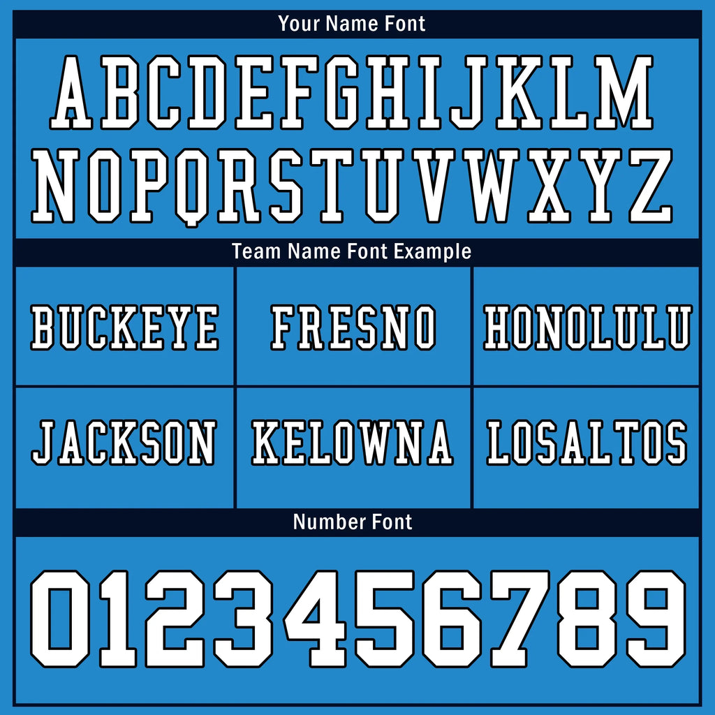 Custom Blue White Classic Style Personalized Authentic Football Jersey FBJ02-bd0a700c - Coolcustomize