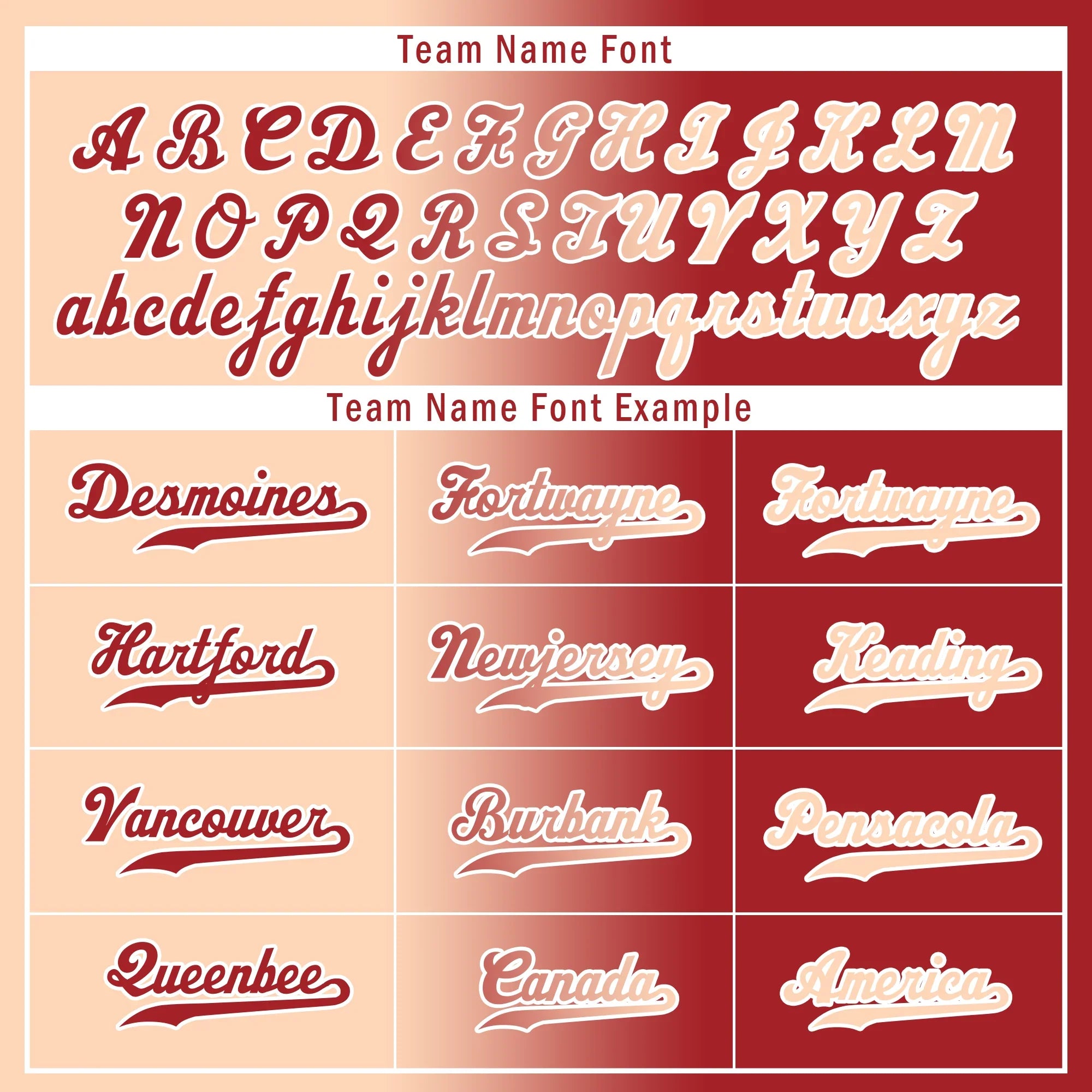 Custom Beige Red Gradient Fashion Personalized Authentic Baseball Jersey BSBJ01-D0a708f - Coolcustomize
