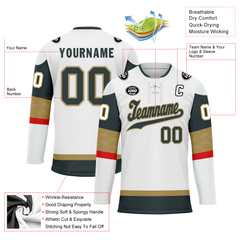 Custom White Personalized Hockey Jersey HCKJ01-D0a70df