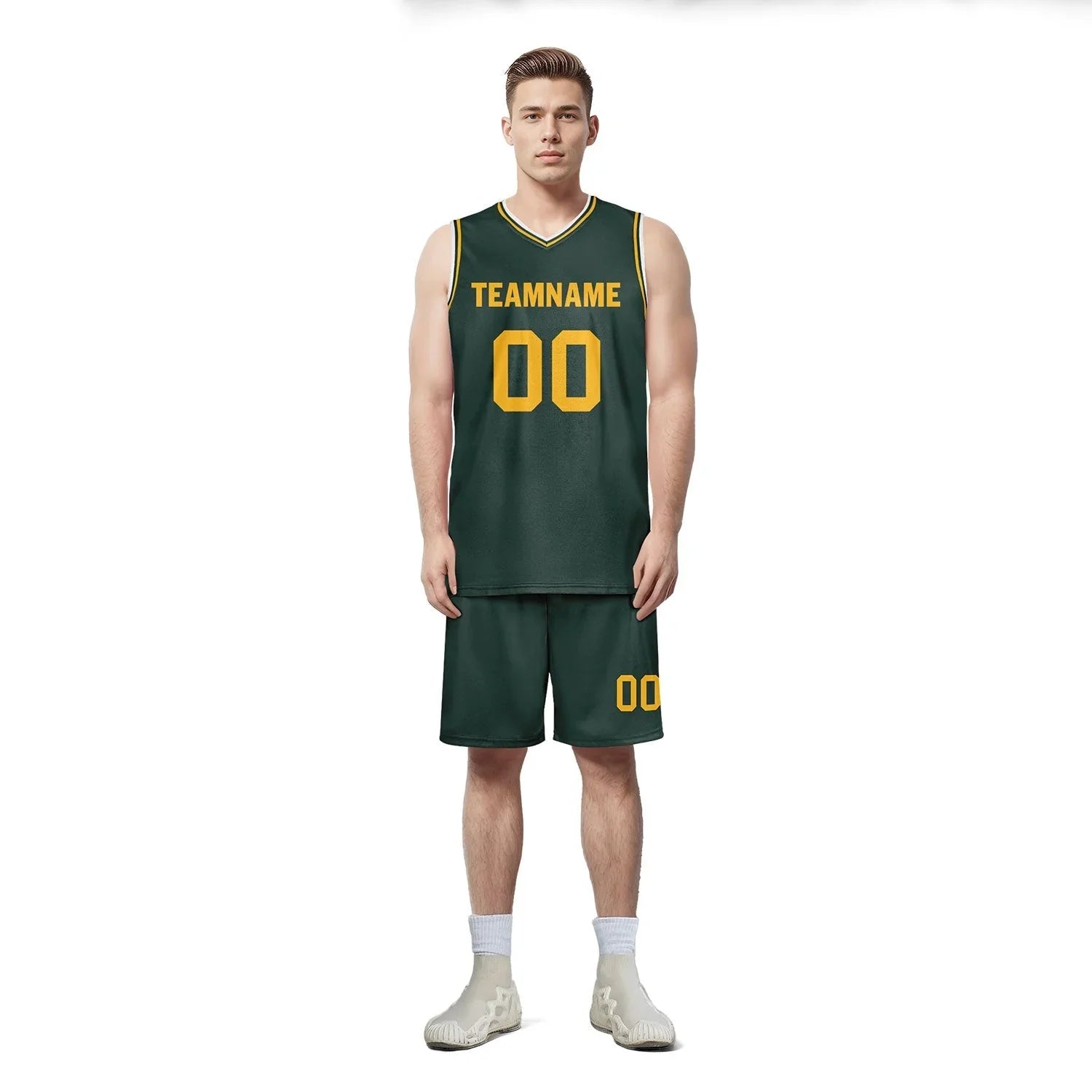 Custom Green Classic Style Sports Uniform Basketball Jersey BBJ01-D020105-10 - Coolcustomize