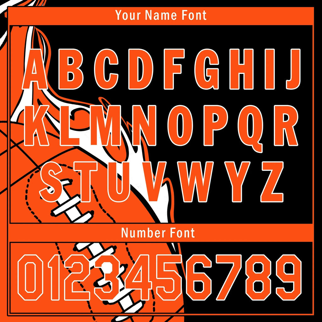 Custom Black Orange Jersey and TN Shoes Combo Offer Personalized ZH-D0200101-7 - Coolcustomize