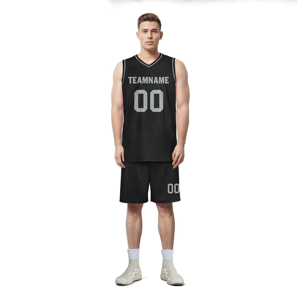 Custom Black Classic Style Sports Uniform Basketball Jersey BBJ01-D020105-18 - Coolcustomize