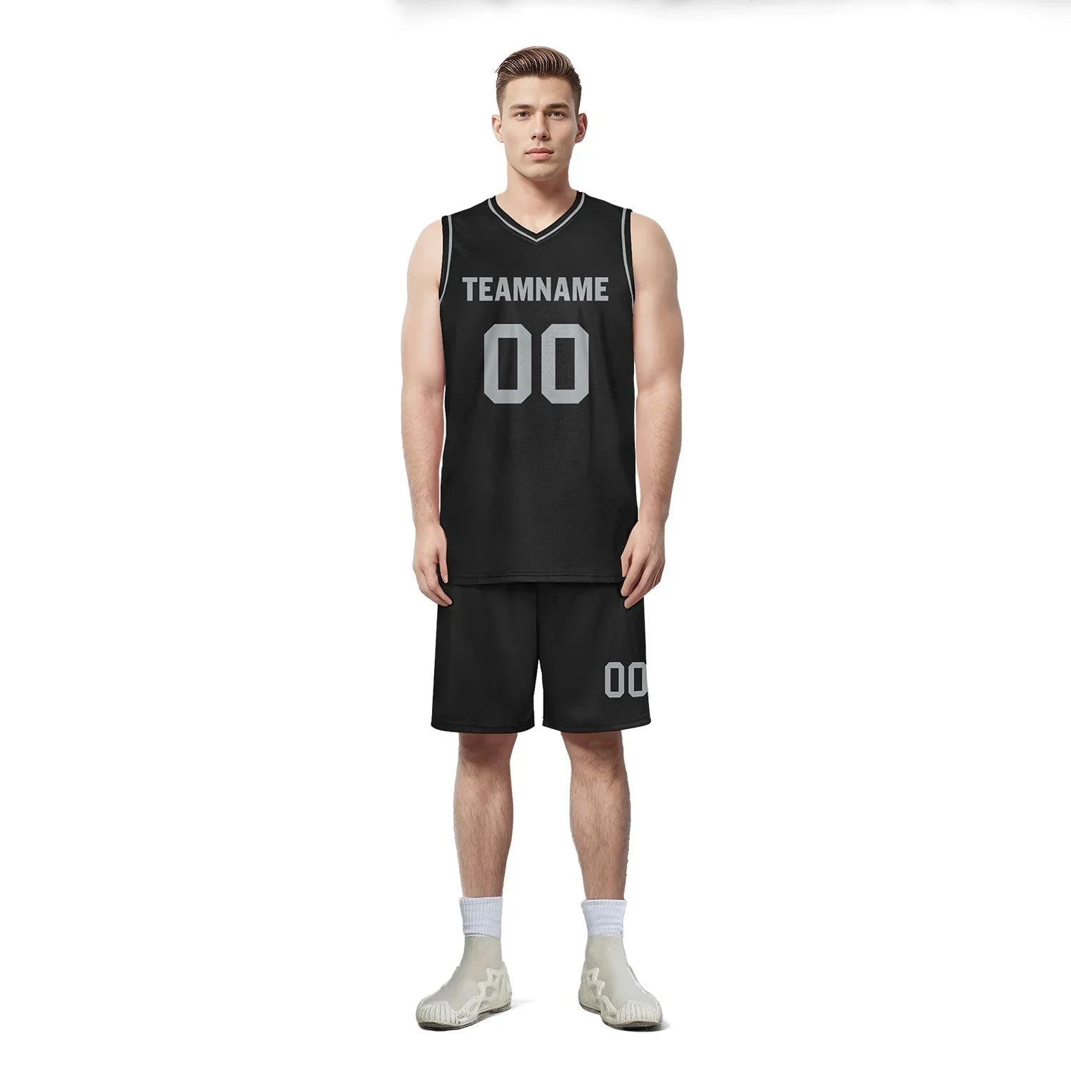 Custom Black Classic Style Sports Uniform Basketball Jersey BBJ01-D020105-18 - Coolcustomize