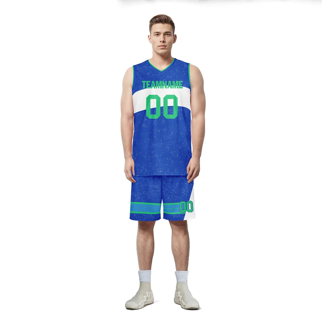 Custom Blue White Classic Style Sports Uniform Basketball Jersey BBJ01-bd0a7009 - Coolcustomize