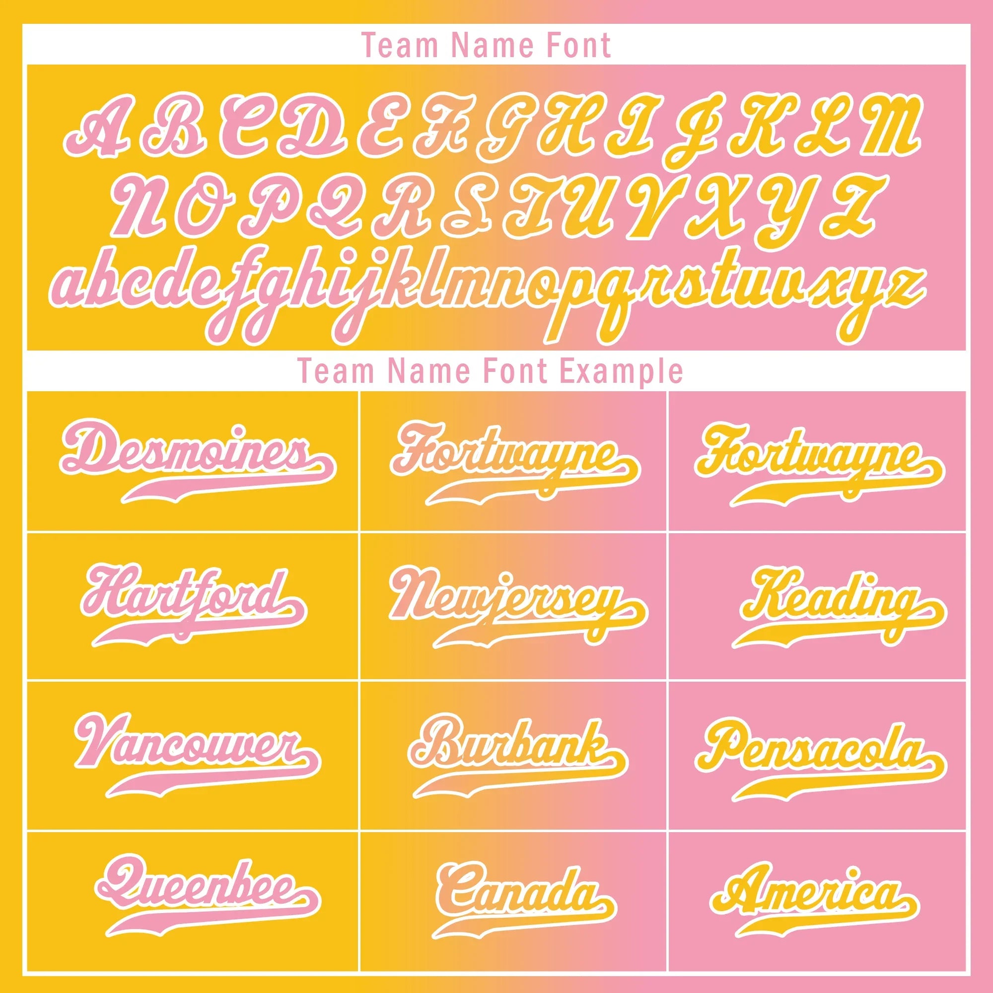 Custom Yellow Pink Gradient Fashion Personalized Authentic Baseball Jersey BSBJ01-D0a7aac - Coolcustomize