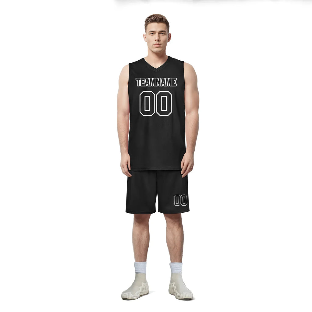 Custom Black Classic Style Sports Uniform Basketball Jersey BBJ01-bd0a7007 - Coolcustomize