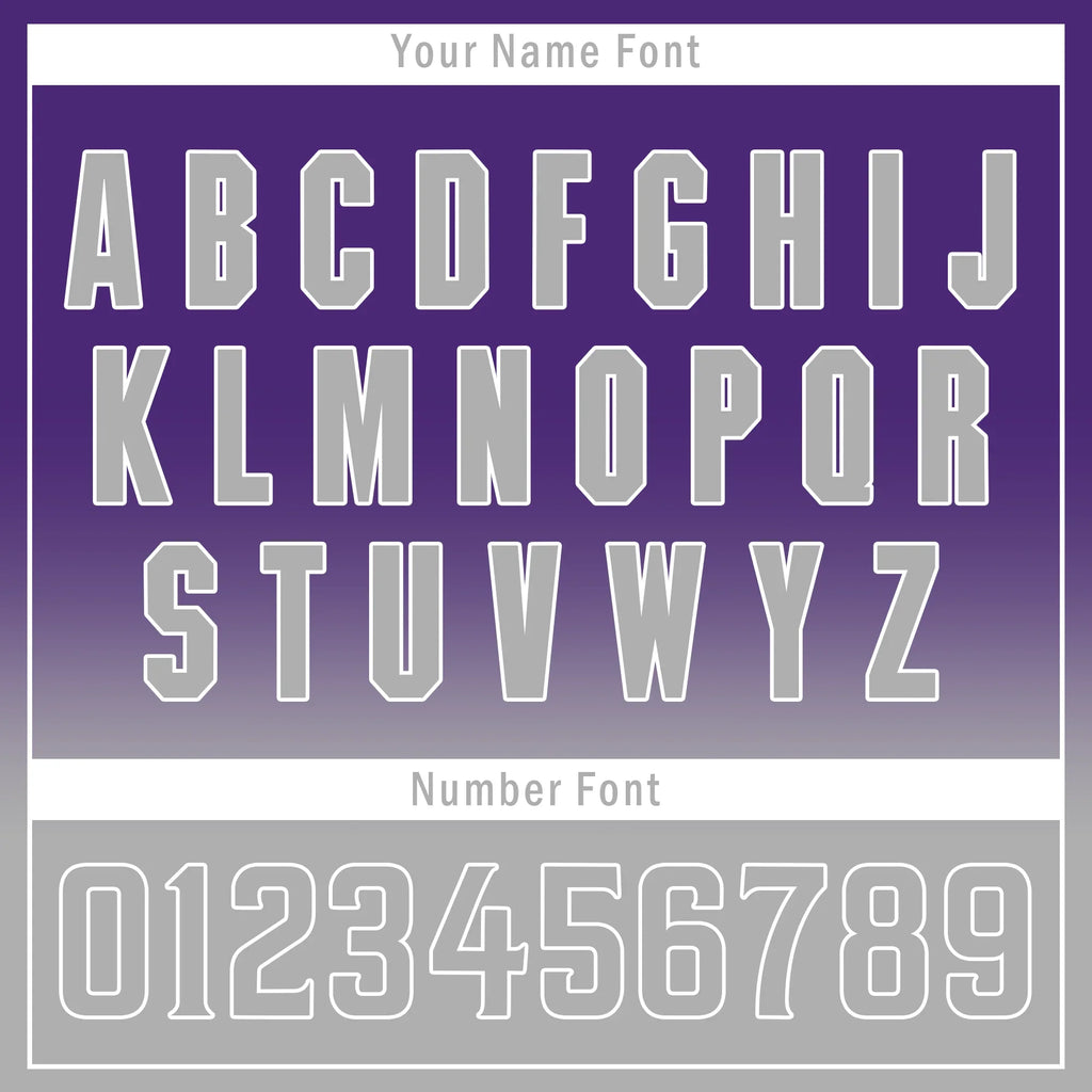 Custom Purple Grey Fade Fashion Personalized Authentic Baseball Jersey BSBJ01-D0a70cd - Coolcustomize
