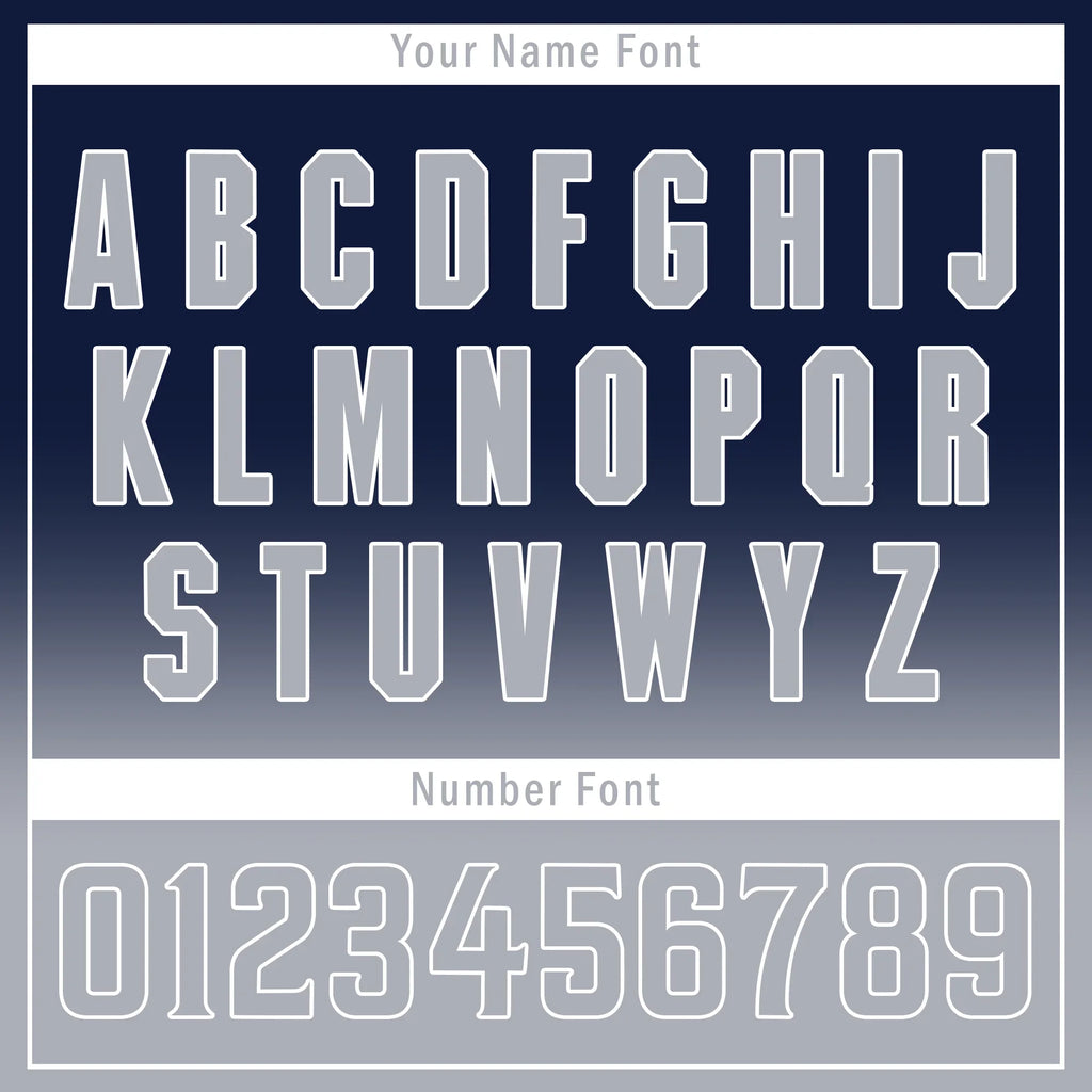 Custom Blue Grey Fade Fashion Personalized Authentic Baseball Jersey BSBJ01-D0a70b8 - Coolcustomize