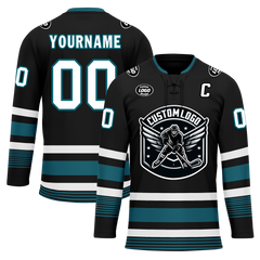 Custom Black Personalized Hockey Jersey HCKJ01-D0a70d0