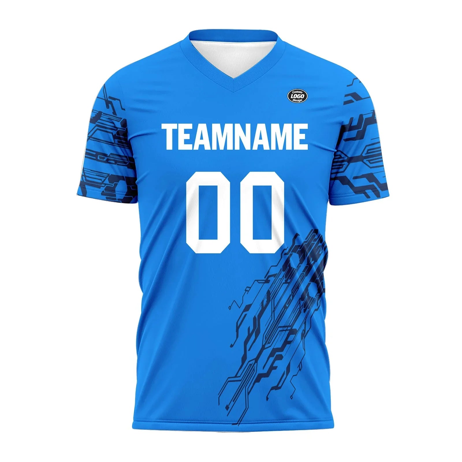 Custom Blue Soccer Sets Jersey Personalized SCJ101-D28044 - Coolcustomize