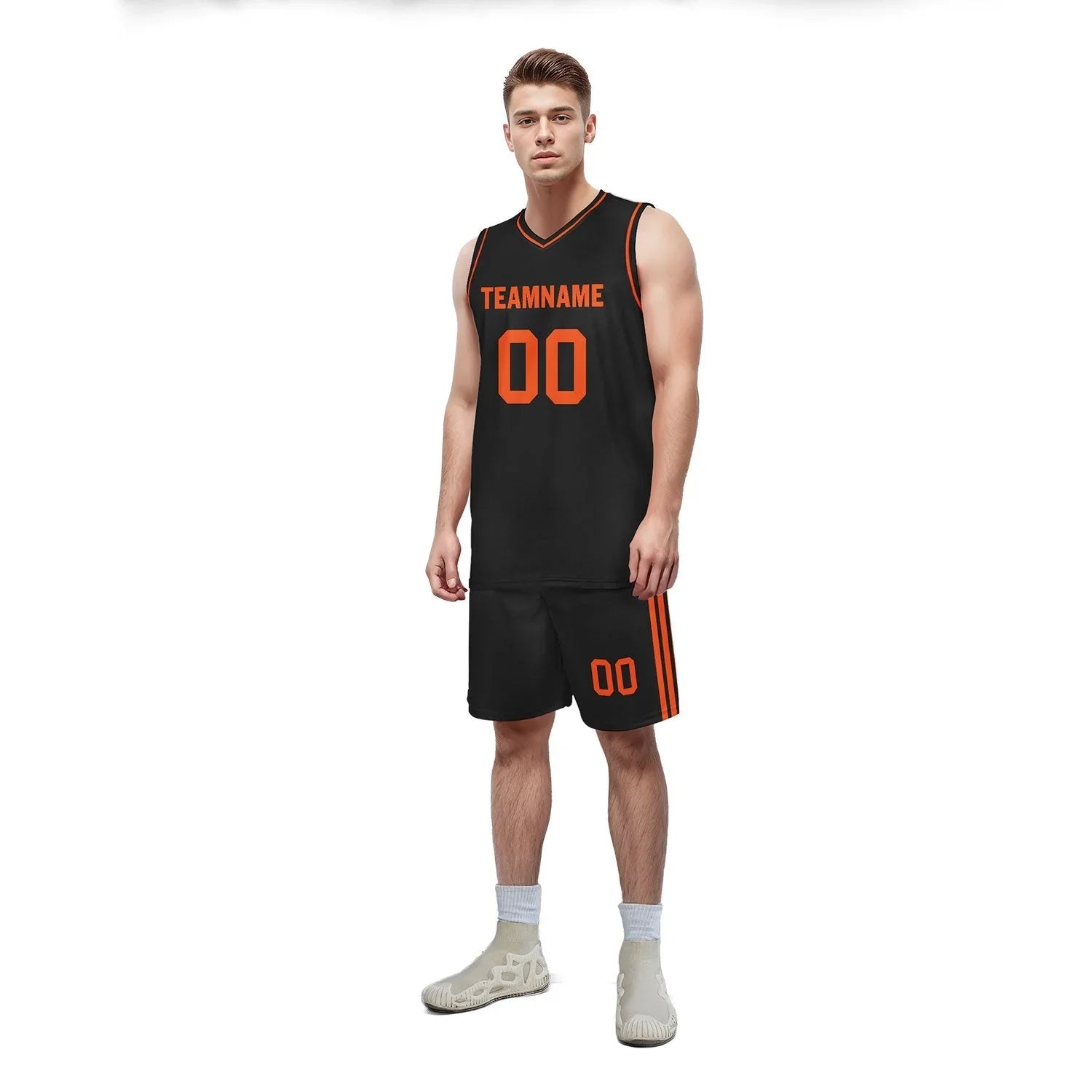 Custom Black Classic Style Sports Uniform Basketball Jersey BBJ01-D020105-7 - Coolcustomize