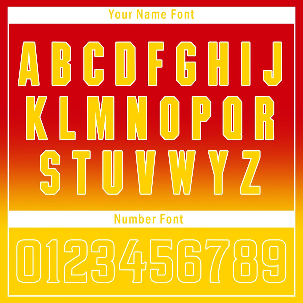 Custom Red Yellow Fade Fashion Personalized Authentic Baseball Jersey BSBJ01-D0a70d7 - Coolcustomize