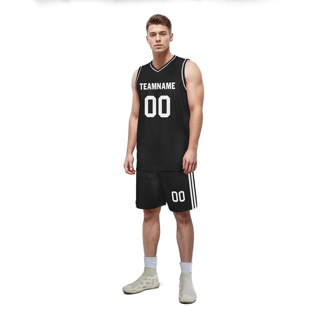 Custom Black Classic Style Sports Uniform Basketball Jersey BBJ01-D020105-19 - Coolcustomize
