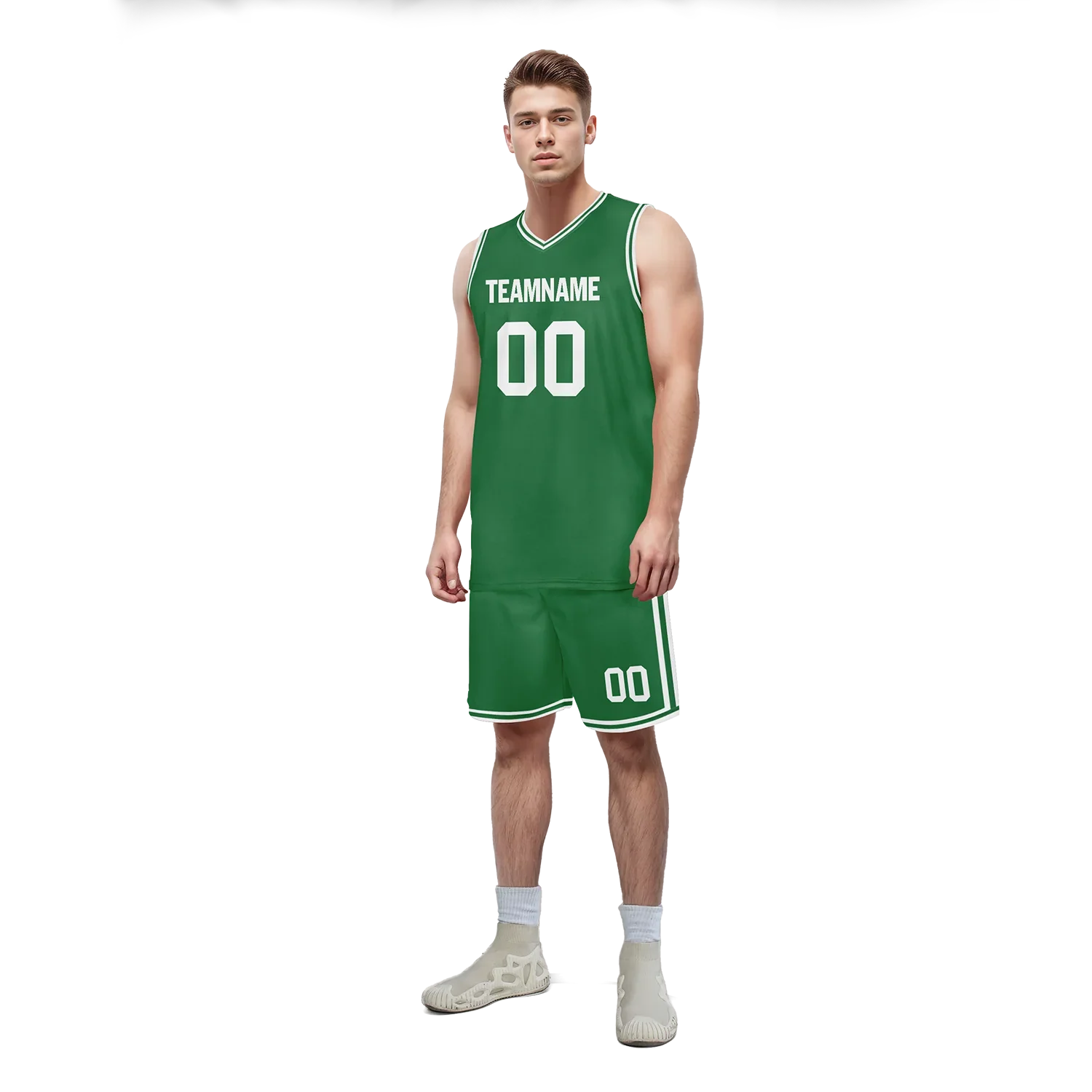 Custom Green Classic Style Sports Uniform Basketball Jersey BBJ01-bd0a700a - Coolcustomize