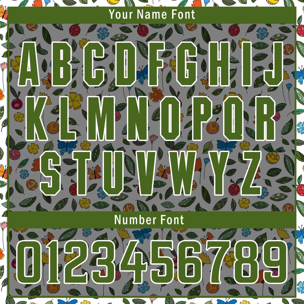 Custom Graffiti Pattern Abstract Floral Patterns Personalized Authentic Baseball Jersey BSBJ01-D020171-8 - Coolcustomize