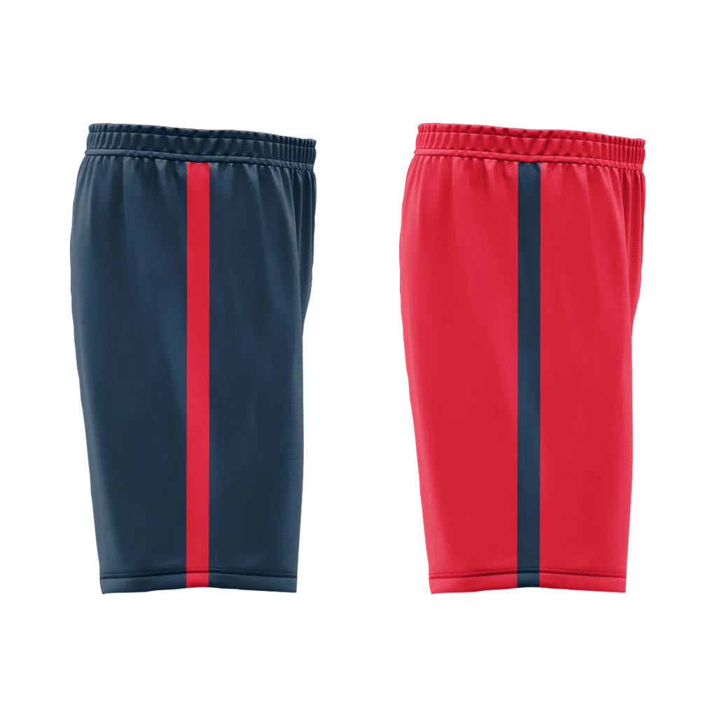 Custom Blue Red Classic Style Reversible Basketball Uniform Personalized Ordinary BBJR-D017021 - Coolcustomize