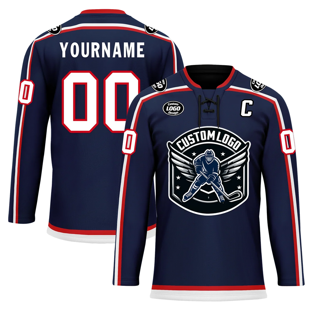 Custom Blue Personalized Hockey Jersey HCKJ01-D0a70fb - Coolcustomize