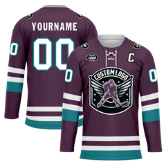 Custom Purple Personalized Hockey Jersey HCKJ01-D0a70d7