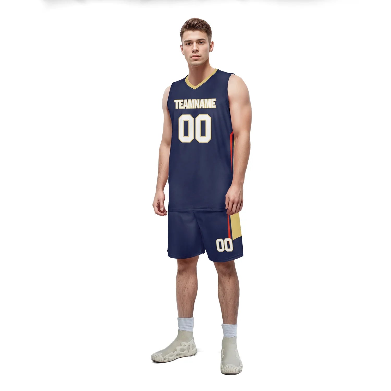 Custom Deep Blue Classic Style Sports Uniform Basketball Jersey BBJ01-bd0a70e0 - Coolcustomize