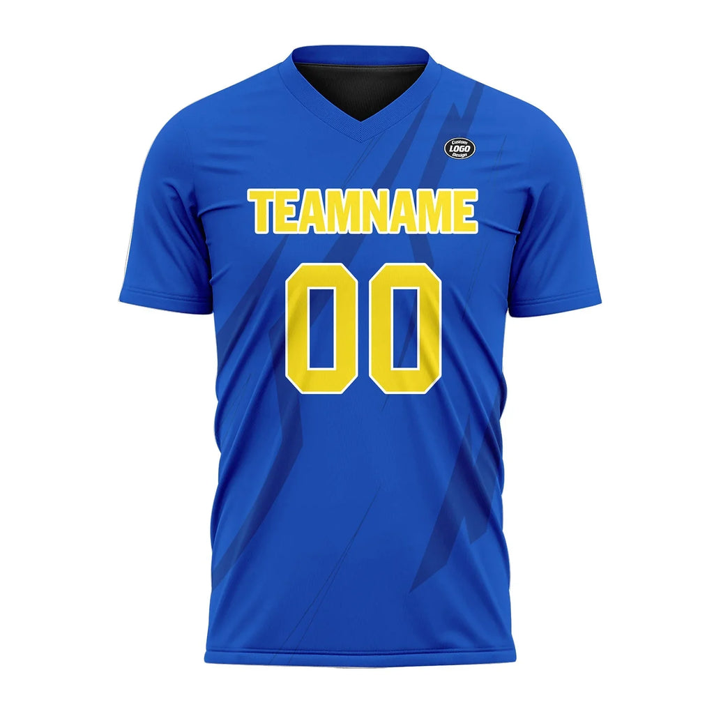 Custom Blue Soccer Sets Jersey Personalized SCJ101-D28048 - Coolcustomize