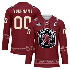 Custom Red Personalized Hockey Jersey HCKJ01-D0a70fd