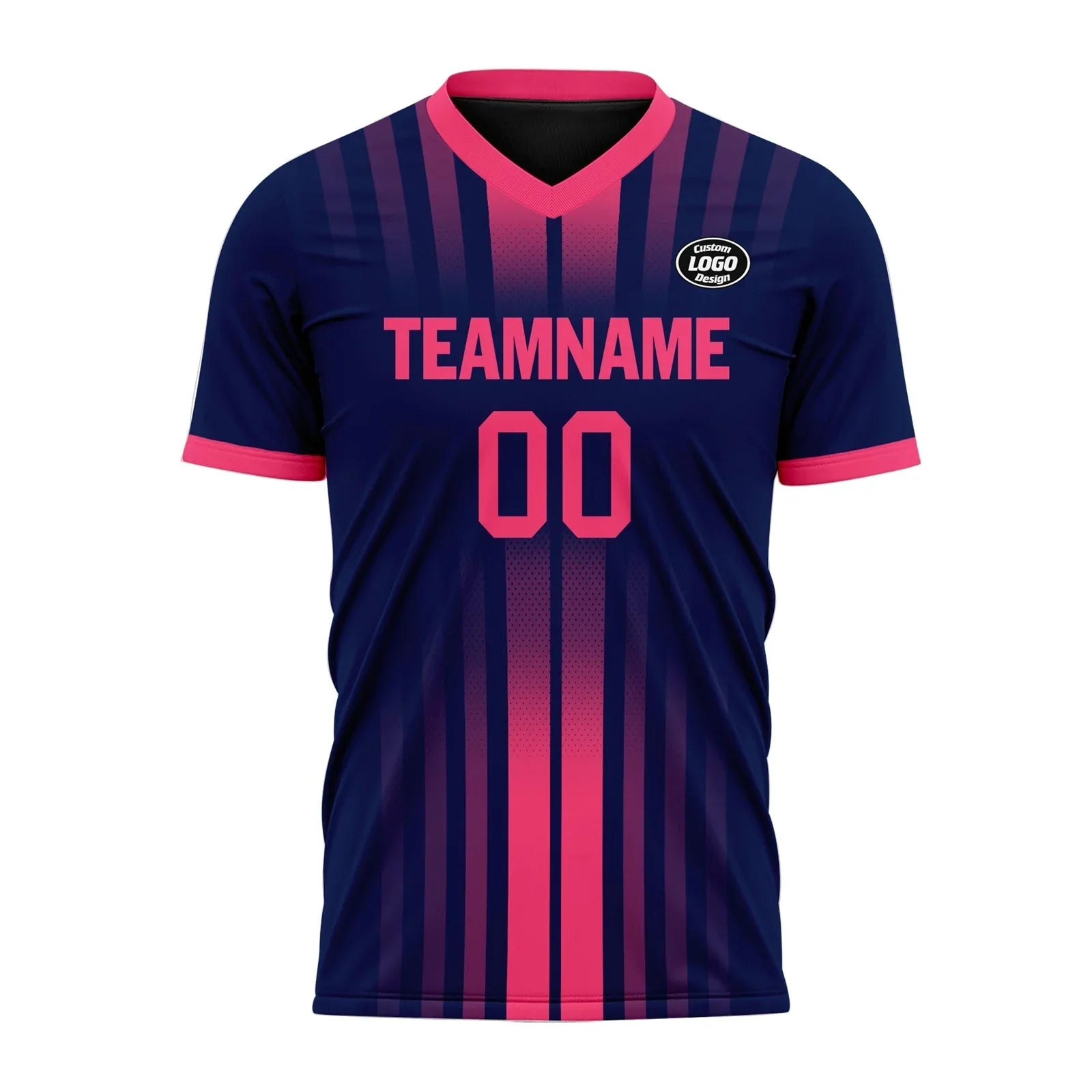Custom Blue Pink Soccer Sets Jersey Personalized SCJ101-D020131-1 - Coolcustomize