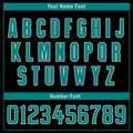 Custom Black Teal Zebra Pattern Personalized Authentic Baseball Jersey BSBJ01-D020201-23 - Coolcustomize