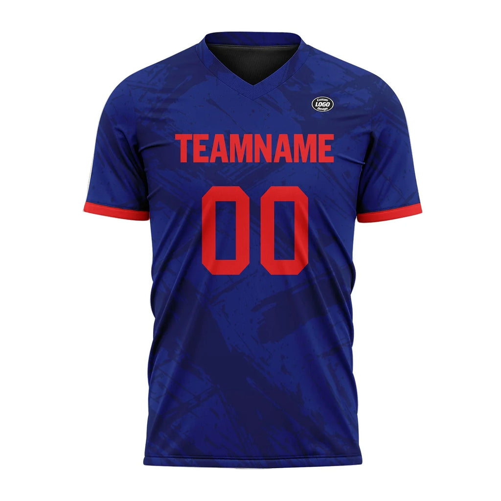 Custom Blue Soccer Sets Jersey Personalized SCJ101-D28037 - Coolcustomize