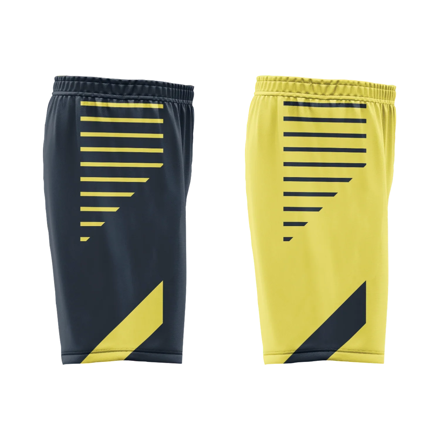 Custom Blue Yellow Classic Style Reversible Basketball Uniform Personalized Ordinary BBJR-D017059 - Coolcustomize