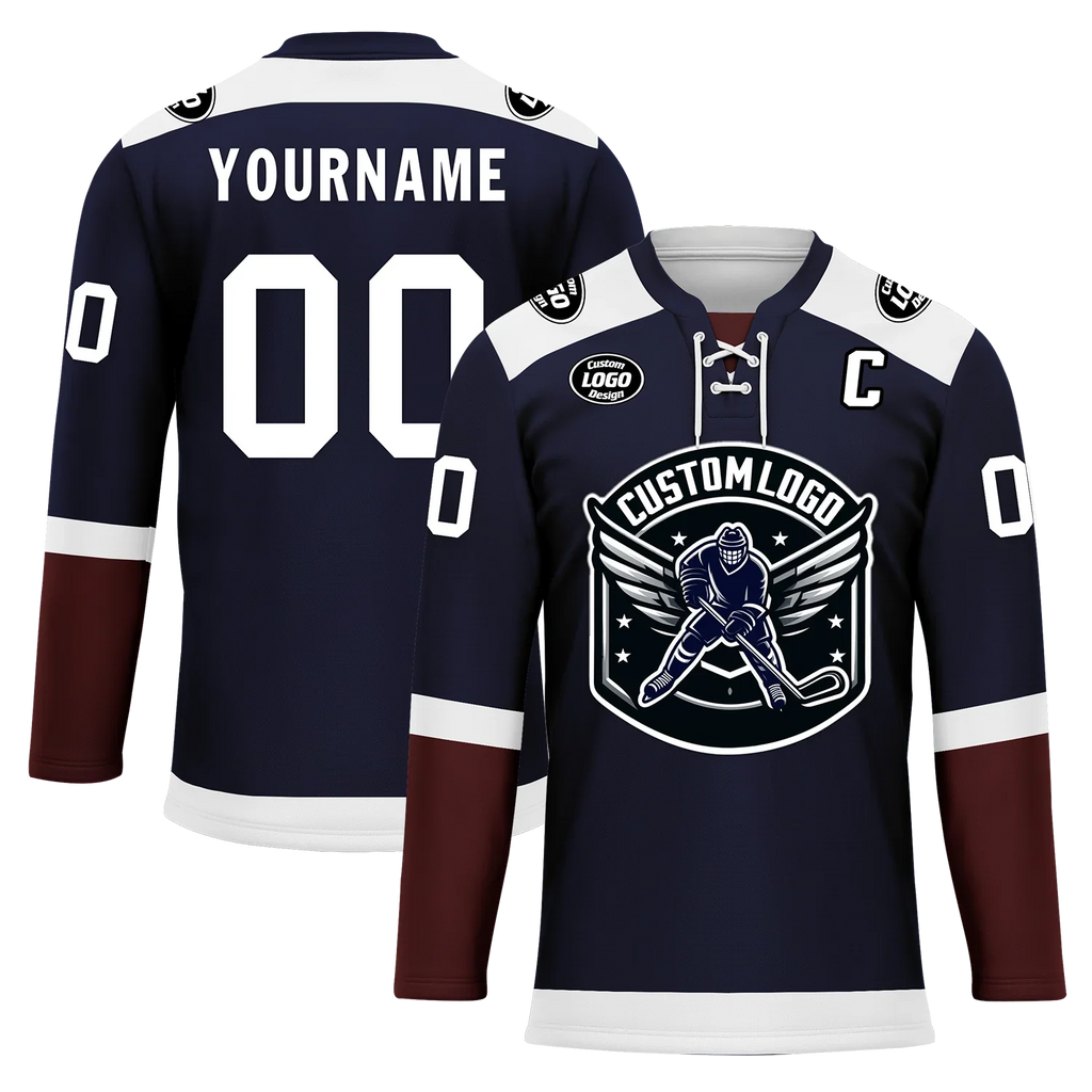 Custom Blue Personalized Hockey Jersey HCKJ01-D0a70eb - Coolcustomize