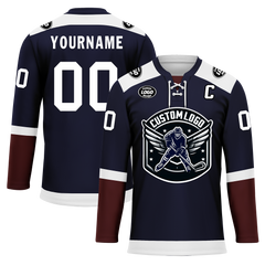 Custom Blue Personalized Hockey Jersey HCKJ01-D0a70eb