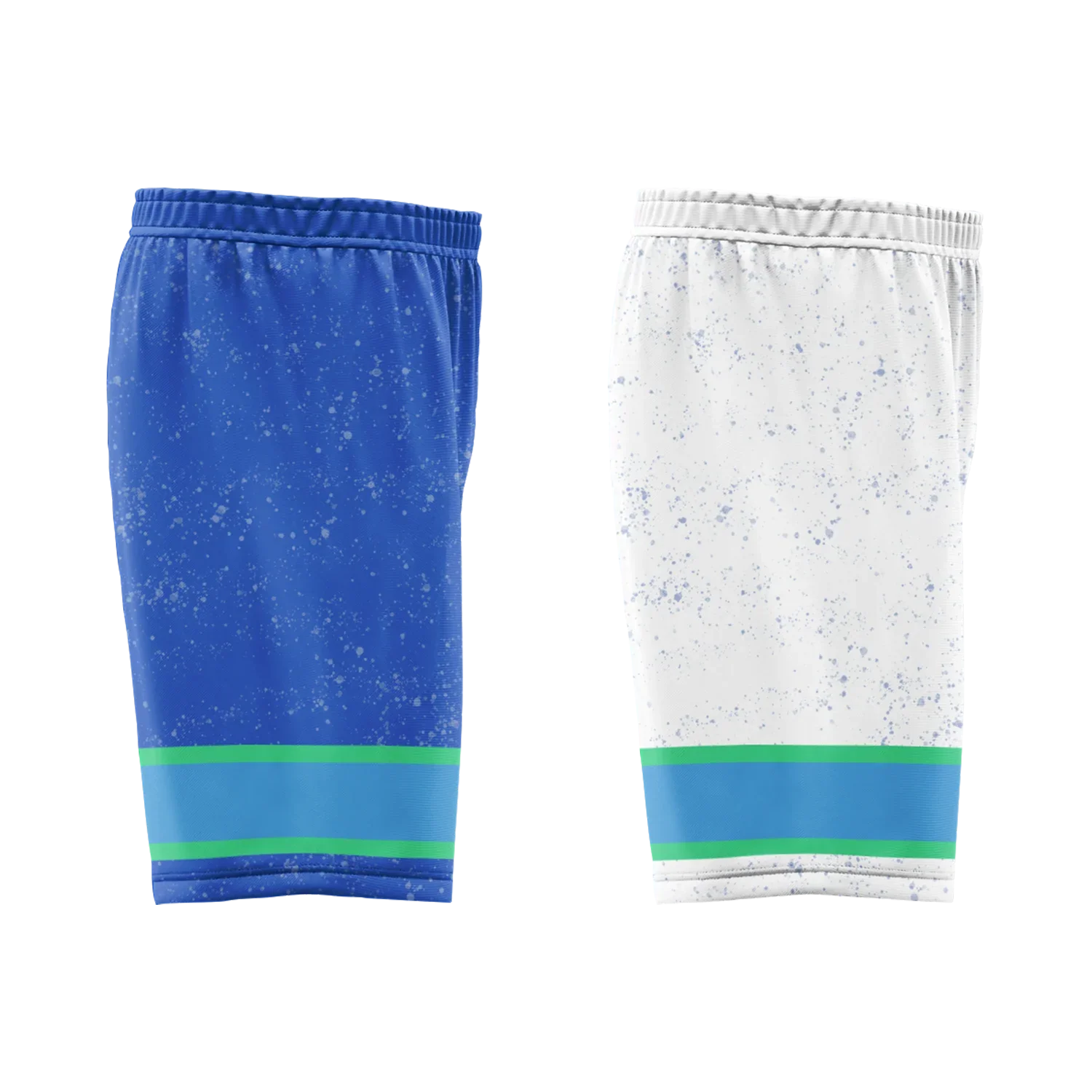 Custom Blue White Classic Style Reversible Basketball Uniform Personalized Ordinary BBJR-D017009 - Coolcustomize