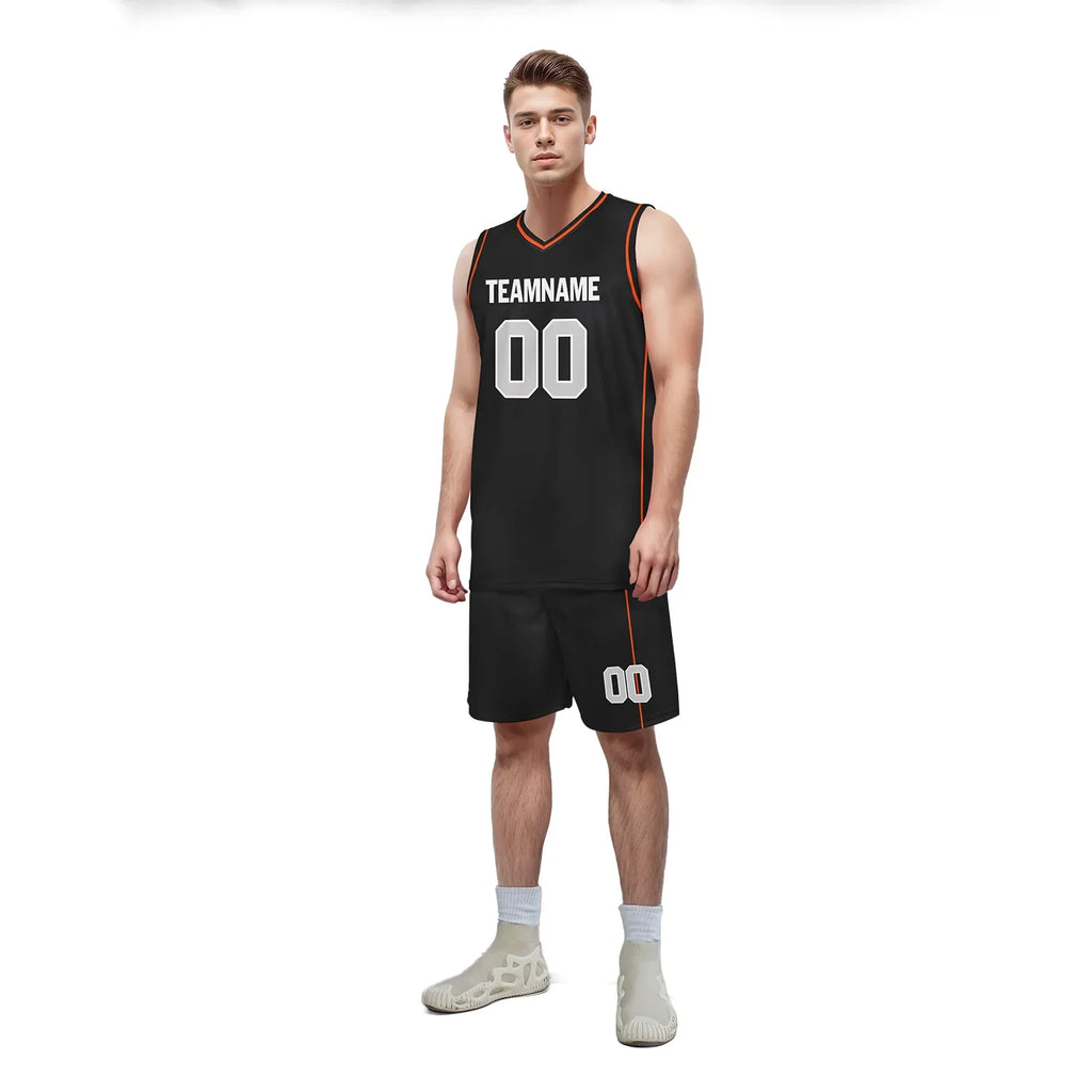 Custom Black Orange Classic Style Sports Uniform Basketball Jersey BBJ01-bd0a70a9 - Coolcustomize