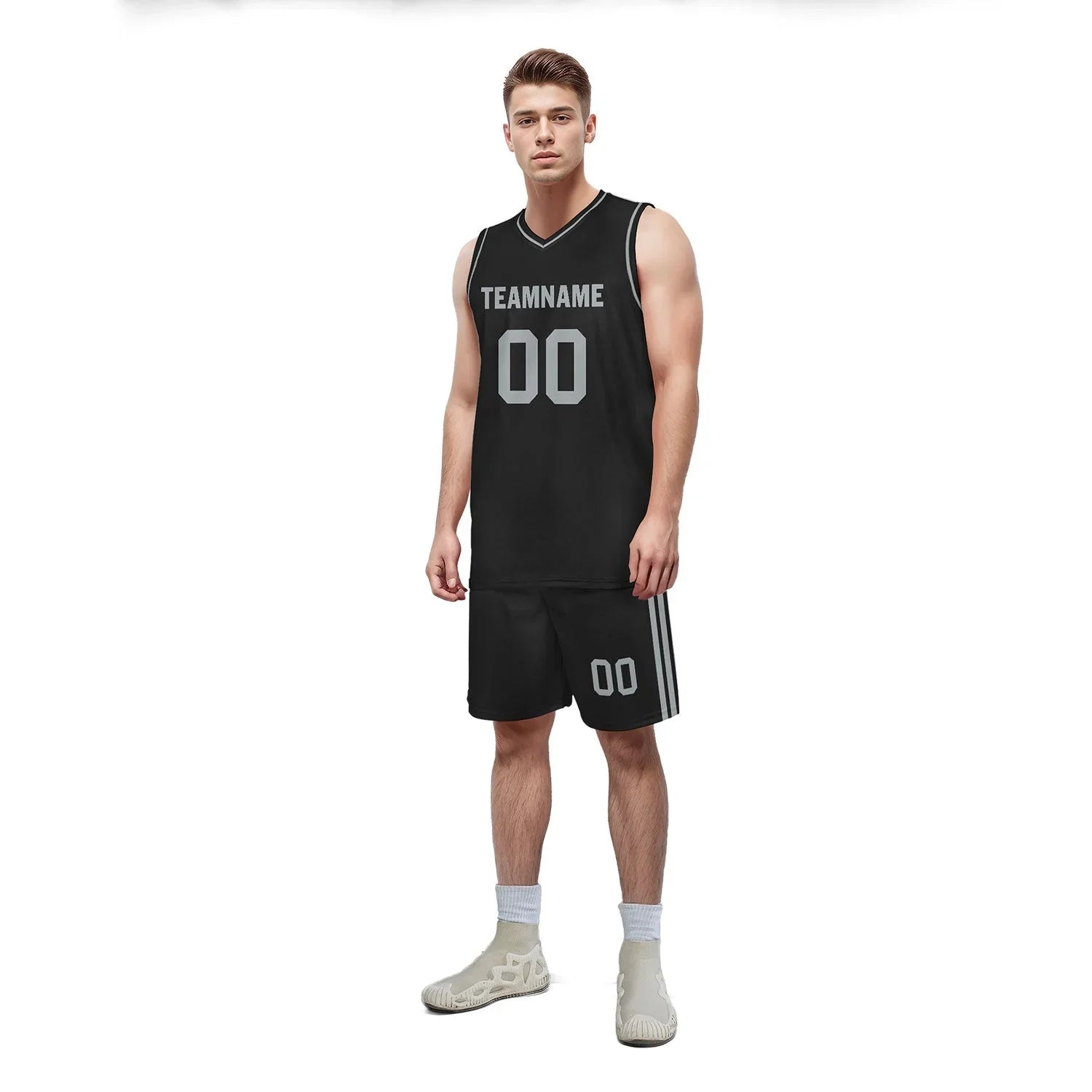 Custom Black Classic Style Sports Uniform Basketball Jersey BBJ01-D020105-18 - Coolcustomize