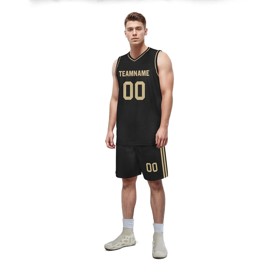Custom Black Classic Style Sports Uniform Basketball Jersey BBJ01-D020105-17 - Coolcustomize