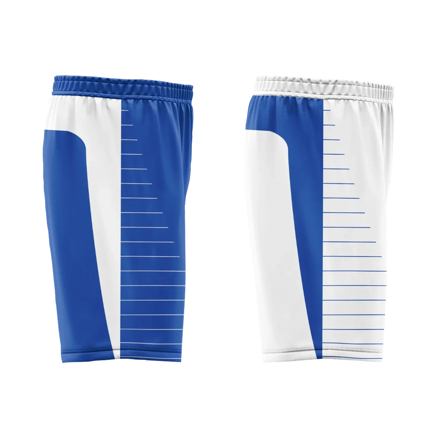 Custom Blue White Classic Style Reversible Basketball Uniform Personalized COOLMAX BBJR-D017031 - Coolcustomize