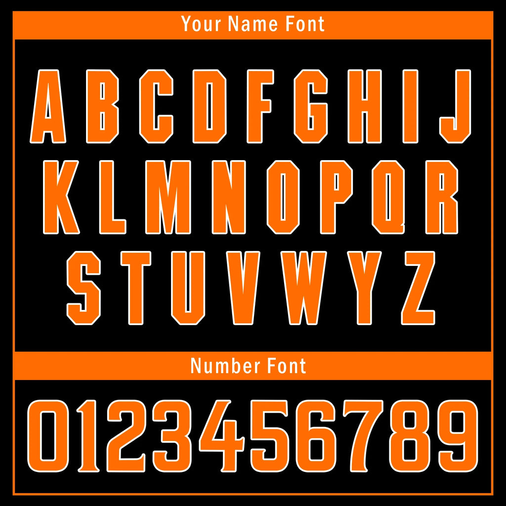 Custom Black Orange Raglan Sleeves Personalized Authentic Baseball Jersey BSBJ01-D017170 - Coolcustomize