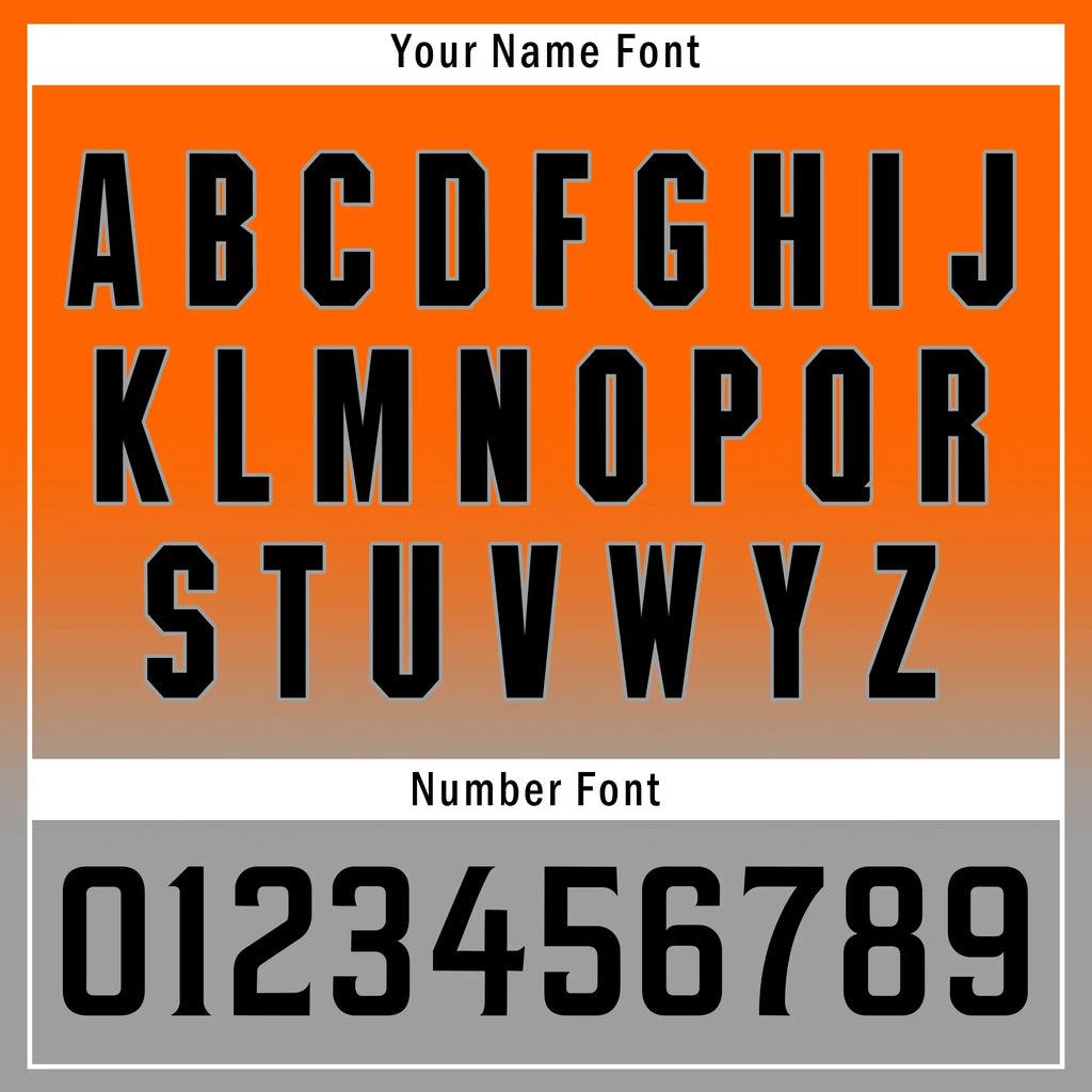Custom Orange Grey Fade Fashion Personalized Authentic Baseball Jersey BSBJ01-D0a70ec - Coolcustomize