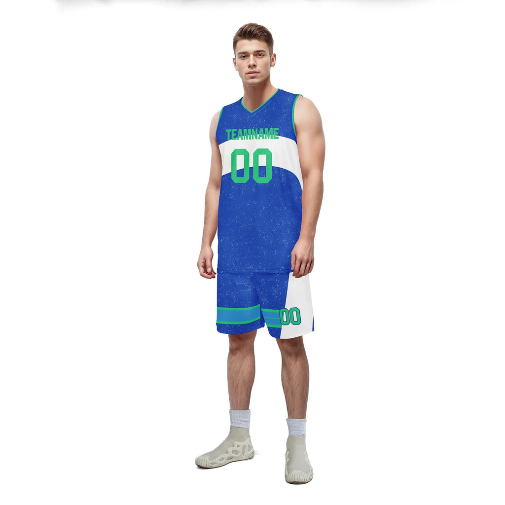 Custom Blue White Classic Style Sports Uniform Basketball Jersey BBJ01-bd0a7009 - Coolcustomize