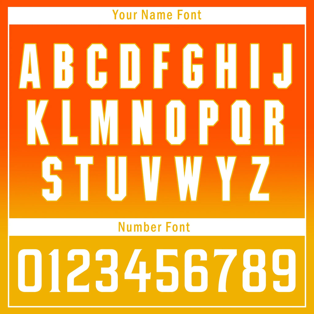 Custom Yellow Orange Fade Fashion Personalized Authentic Baseball Jersey BSBJ01-D0a70c8 - Coolcustomize