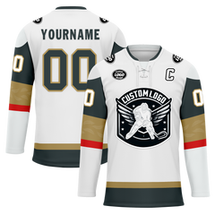 Custom White Personalized Hockey Jersey HCKJ01-D0a70df