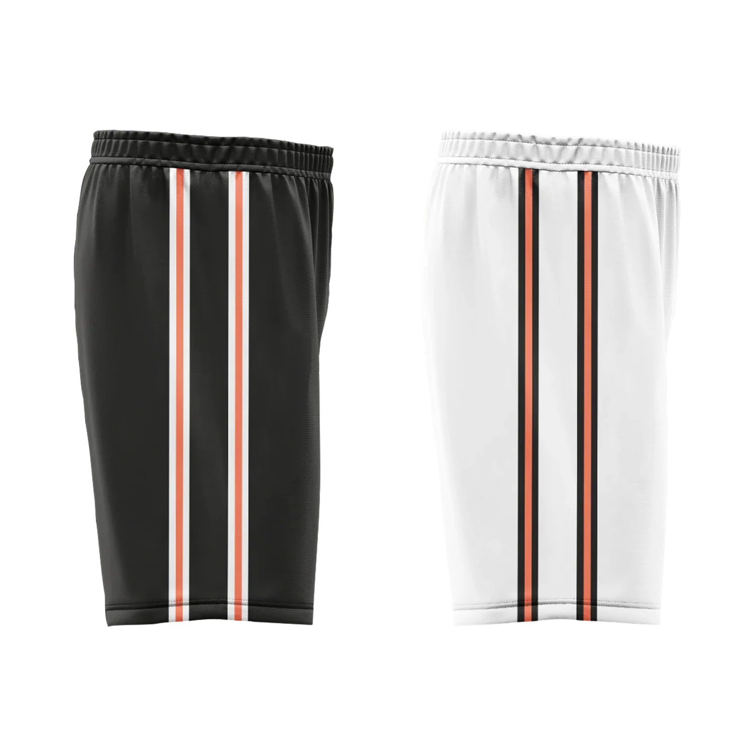 Custom Black White Classic Style Reversible Basketball Uniform Personalized COOLMAX BBJR-D017028 - Coolcustomize