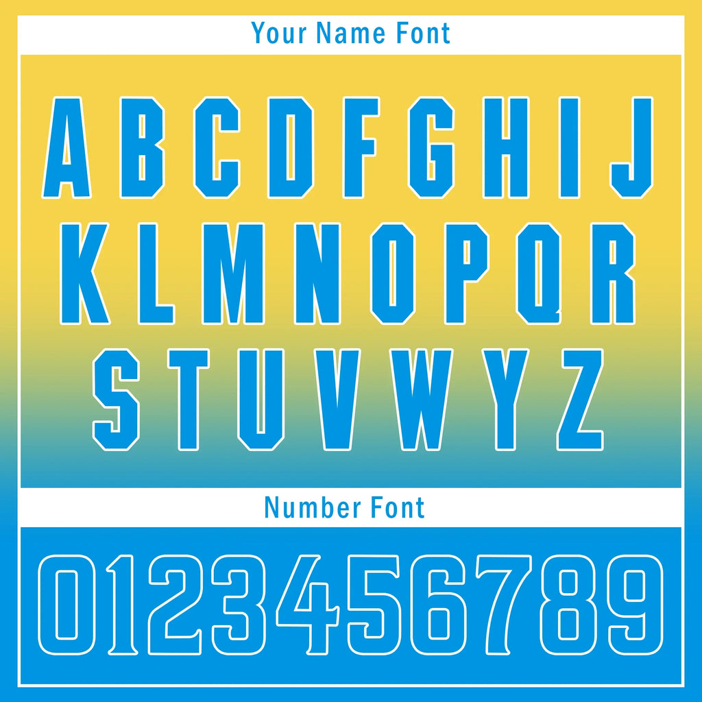 Custom Yellow Blue Fade Fashion Personalized Authentic Baseball Jersey BSBJ01-D0a70fc - Coolcustomize