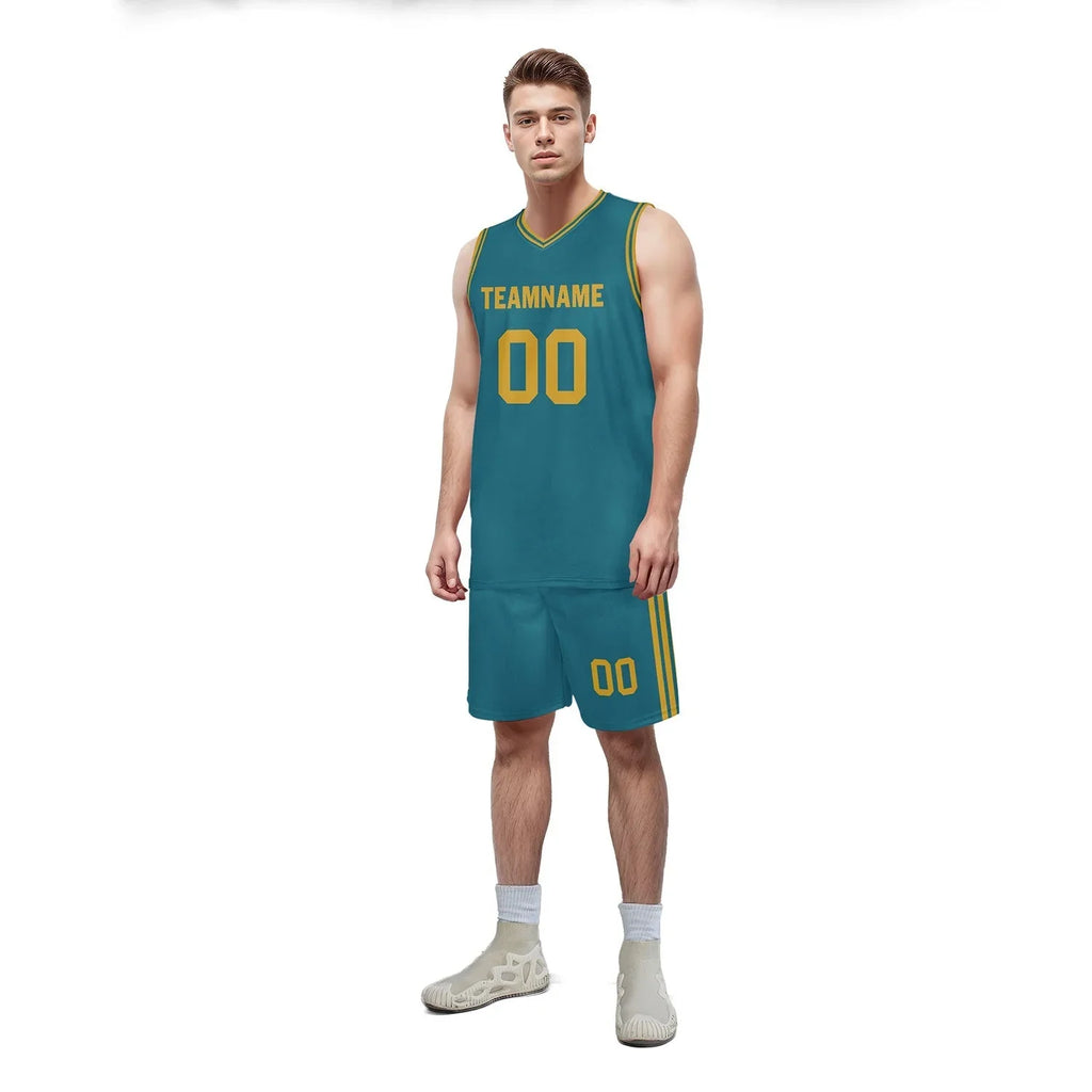 Custom Green Classic Style Sports Uniform Basketball Jersey BBJ01-D020105-13 - Coolcustomize