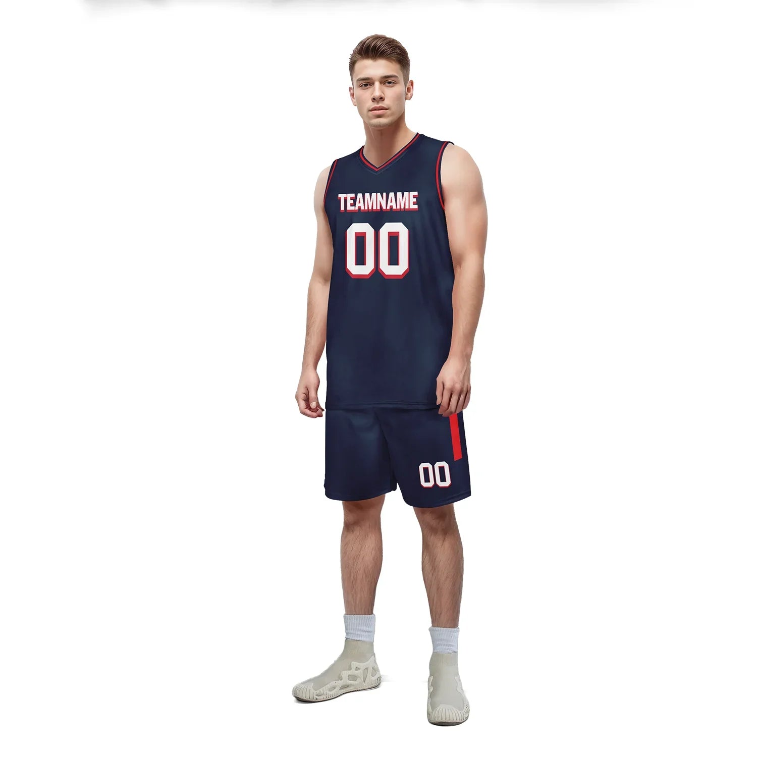 Custom Deep Blue Classic Style Sports Uniform Basketball Jersey BBJ01-bd0a70ba - Coolcustomize